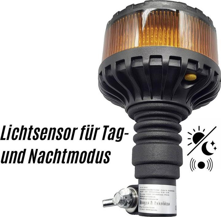 Image du produit Berger & Schröter Feu LED polyvalent flexible 12/24V ECE-R65 TA2