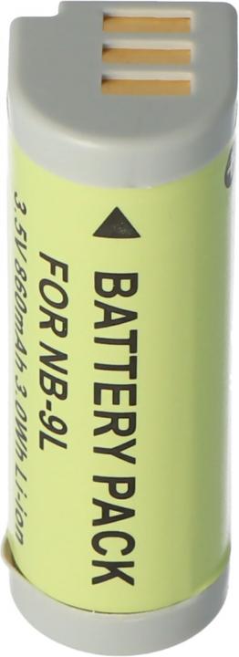 Actual product image AccuCell Akku Canon NB-9L, Canon IXUS 1000 HS (Camera battery)