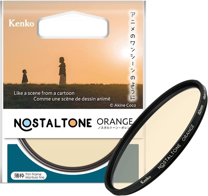 Actual product image Kenko Nostaltone Orange Anime (82 mm, Effect filter)