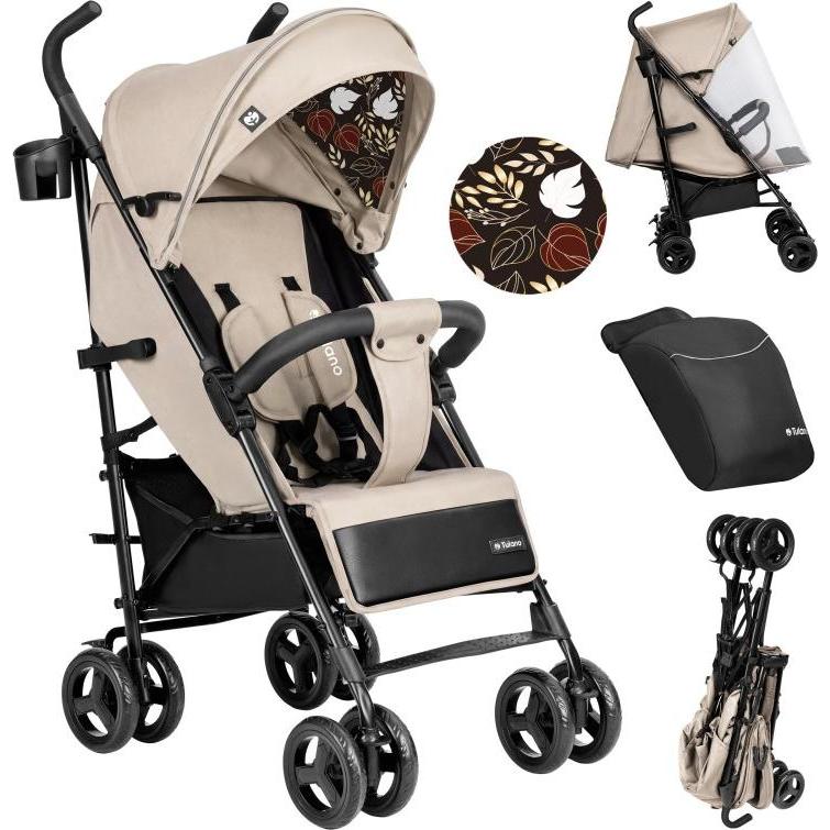Tulano, Passeggino, Kinderwagen Davos 35 Beige