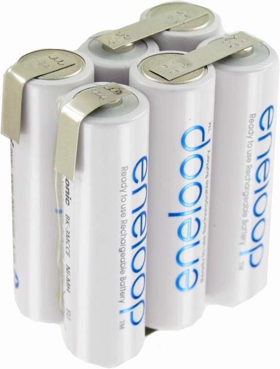 Produktbild Panasonic Akku Eneloop F2x3 6/BK-3MCCE mit Lötfahne (AA)