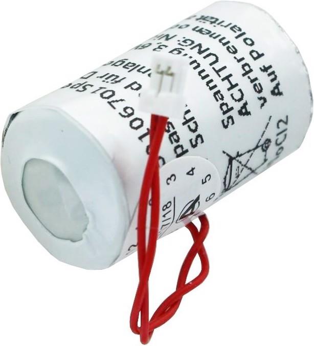 Produktbild AccuCell Ersatzbatterie für DOM Protector (1 Stk., 1/2 AA, 1100 mAh)
