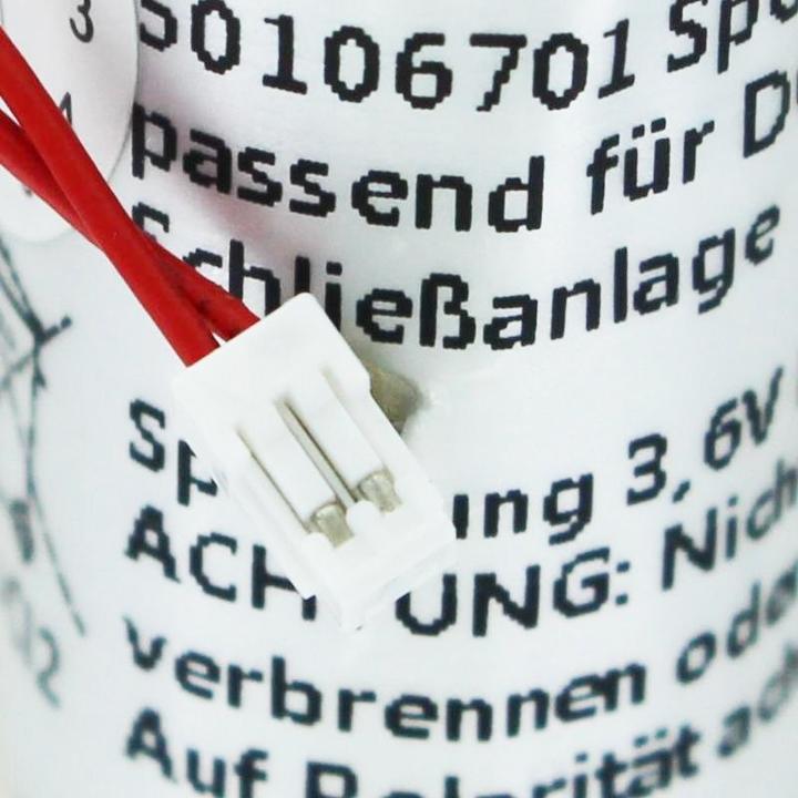 Produktbild AccuCell Ersatzbatterie für DOM Protector (1 Stk., 1/2 AA, 1100 mAh)