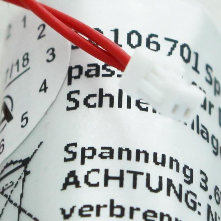 Produktbild AccuCell Ersatzbatterie für DOM Protector (1 Stk., 1/2 AA, 1100 mAh)