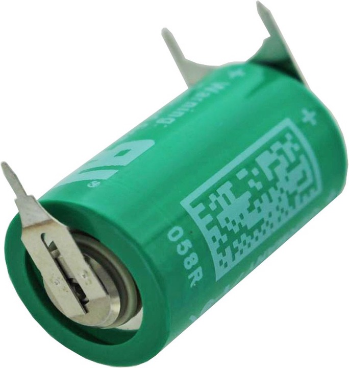 Produktbild Varta Batterie CR1/2AA 6127 mit 3er Print Lötfahne, Pluskontakt 2er, Minus 1er (1 Stk., CR 1/2AA, 950 mAh)