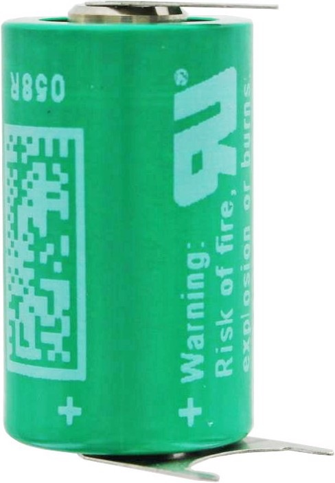 Produktbild Varta Batterie CR1/2AA 6127 mit 3er Print Lötfahne, Pluskontakt 2er, Minus 1er (1 Stk., CR 1/2AA, 950 mAh)