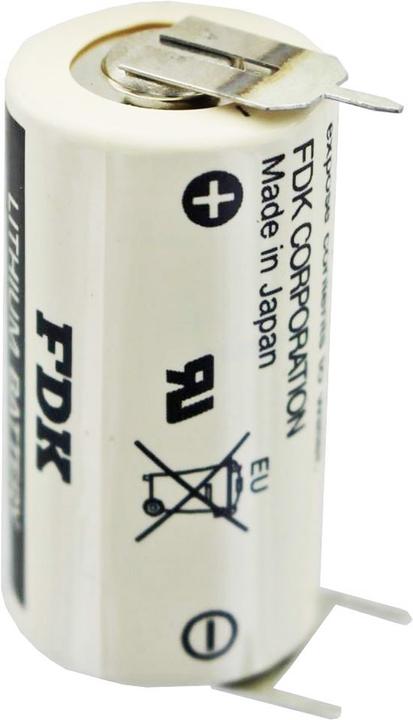 Actual product image Sanyo Battery CR17335SE 3 print terminals, 1 print on +pole, 2 print on -pole (1 pcs., AA, 1800 mAh)