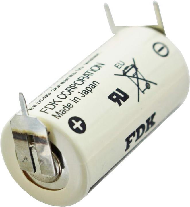 Actual product image Sanyo Battery CR17335SE 3 print terminals, 1 print on +pole, 2 print on -pole (1 pcs., AA, 1800 mAh)