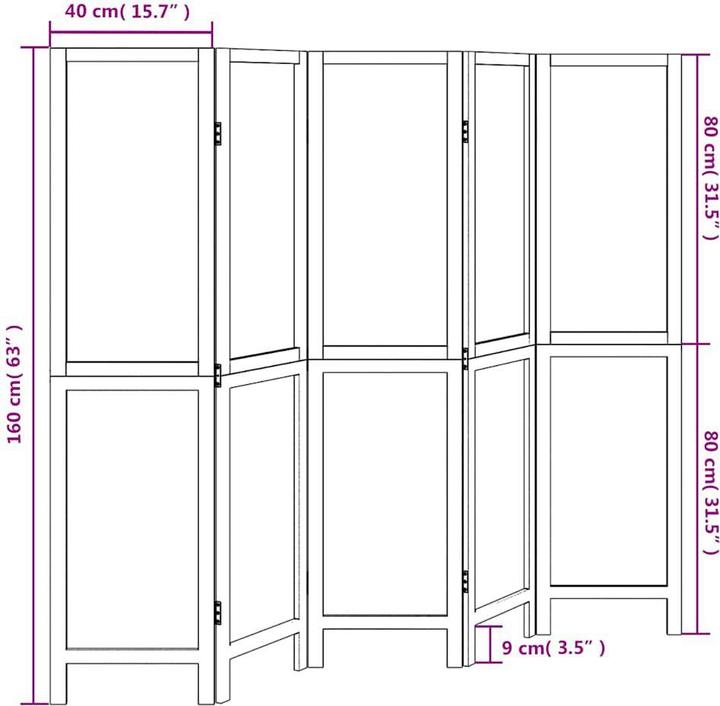 Immagine prodotto vidaXL Paravent