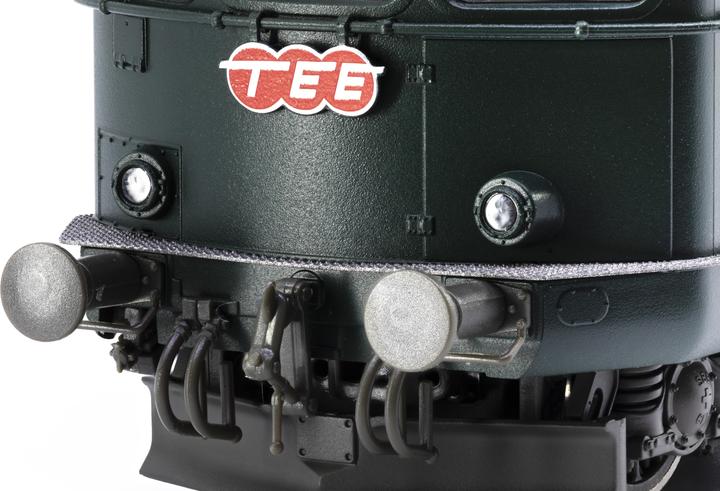Actual product image Piko SBB electric locomotive Re 4/4 I 10040 green with TEE sign Ep. III/IV DCS (Track H0)