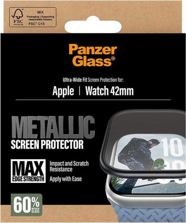Actual product image PanzerGlass Screen Protector 42mm (Apple Watch Series 10, Apple Watch Series 11)