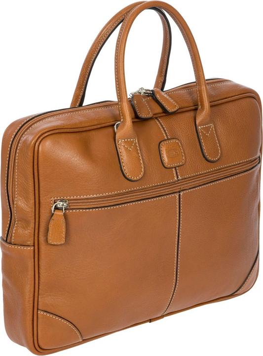Actual product image Brics Life Pelle - Leather briefcase (14.10")