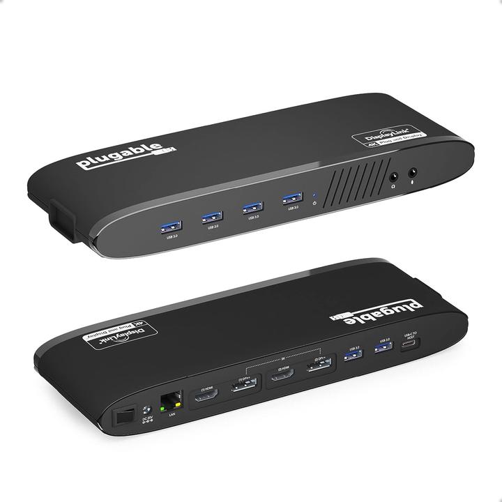 Produktbild Plugable USB 3.0 Dual 4K Display Dock (USB-C)