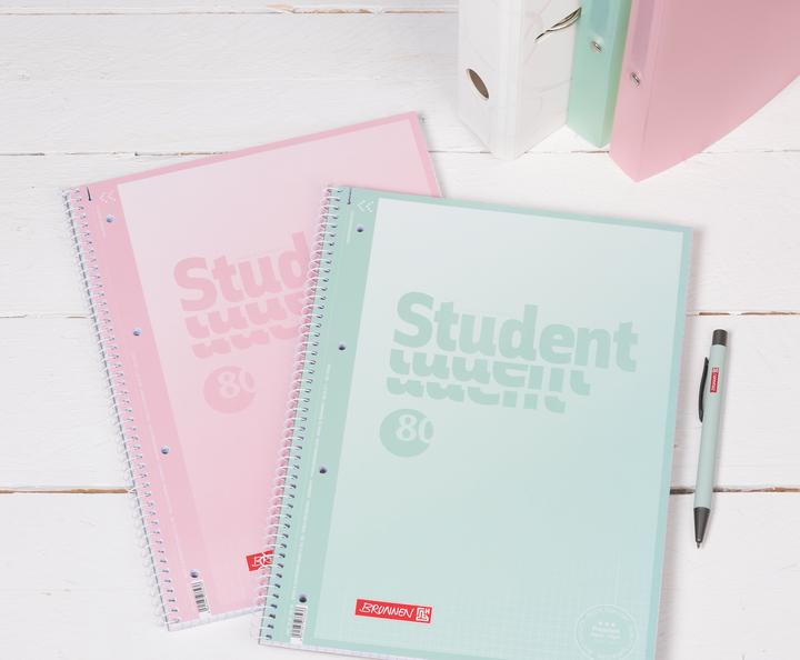 Actual product image Brunnen Student (A4, Checked, Soft cover)