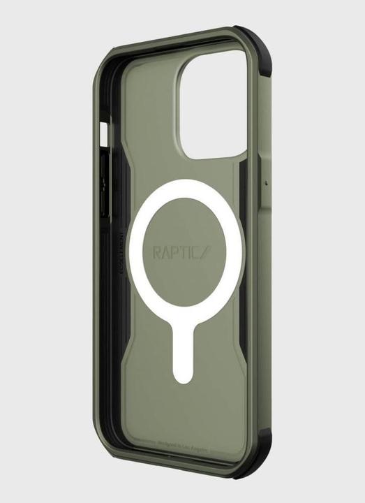 Immagine prodotto X-Doria Custodia Raptic Fort per iPhone 14 Pro Max con custodia MagSafe verde corazzato (Apple iPhone 14 Pro Max)