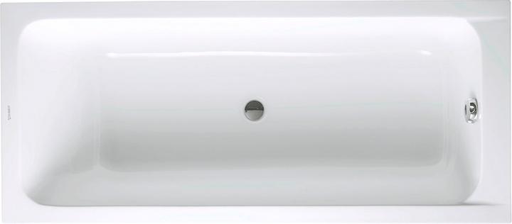 Duravit Rectangular bathtub moulded body bath D-Code 75 x 170 cm white smooth 7000990000000 (120 l, 170 cm, 75 cm)
