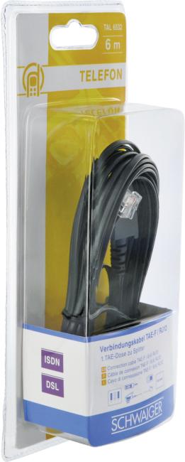 Actual product image Schwaiger DSL connection cable