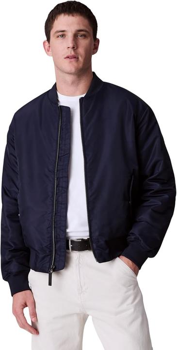 Actual product image Calvin Klein Authentic Original Durable Long Sleeve Nylon Bomber Jacket (XL)