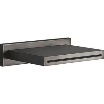 Gessi, Badarmatur, Rettangolo Schwalleinlauf 1/2 geschlossen, zur Wandmontage, mit separater Bedienung, 20293
