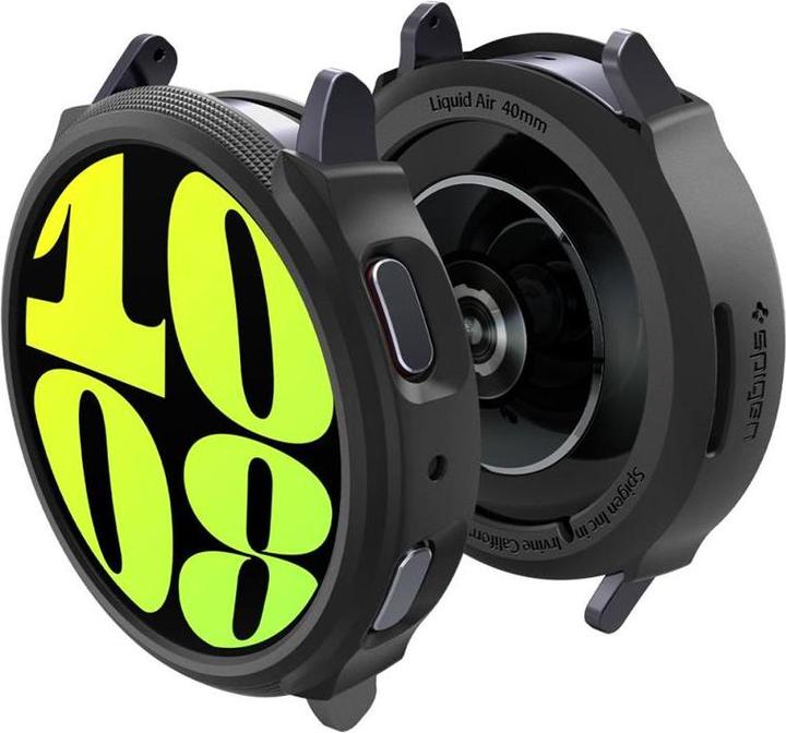 Actual product image Spigen Liquid Air Samsung Galaxy Watch 7 40 mm czarny/matte black ACS07899