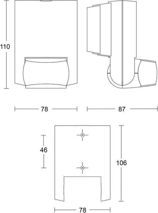 Produktbild Steinel Infrarotsensor IS 130-2 anthrazit (12 m)