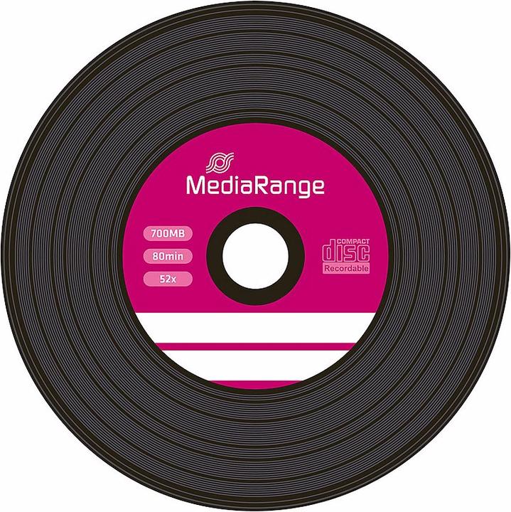 Produktbild MediaRange Vinyl-Look CD-R, 50er-Spindel (50 x)