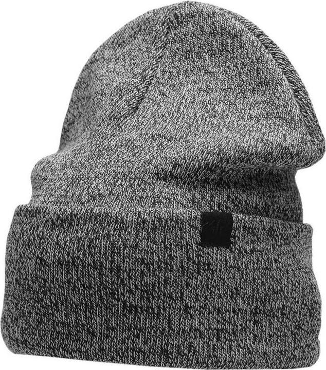 Actual product image 4F Czapka męska średni szary melanż H4Z22 CAM005 24M M