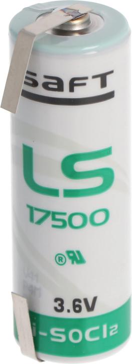 Produktbild Saft Batterie LS17500, Size A, mit Lötfahne U-Form (1 Stk., 14500, 3600 mAh)