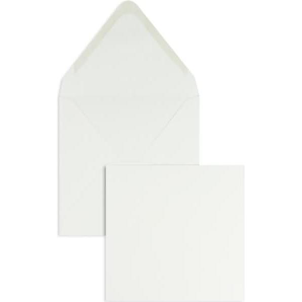 Thumbnail - Blanke, Briefumschlag, Briefumschläge 160x160mm 120g/qm gummiert VE=100 Stück naturweiss (100 x)