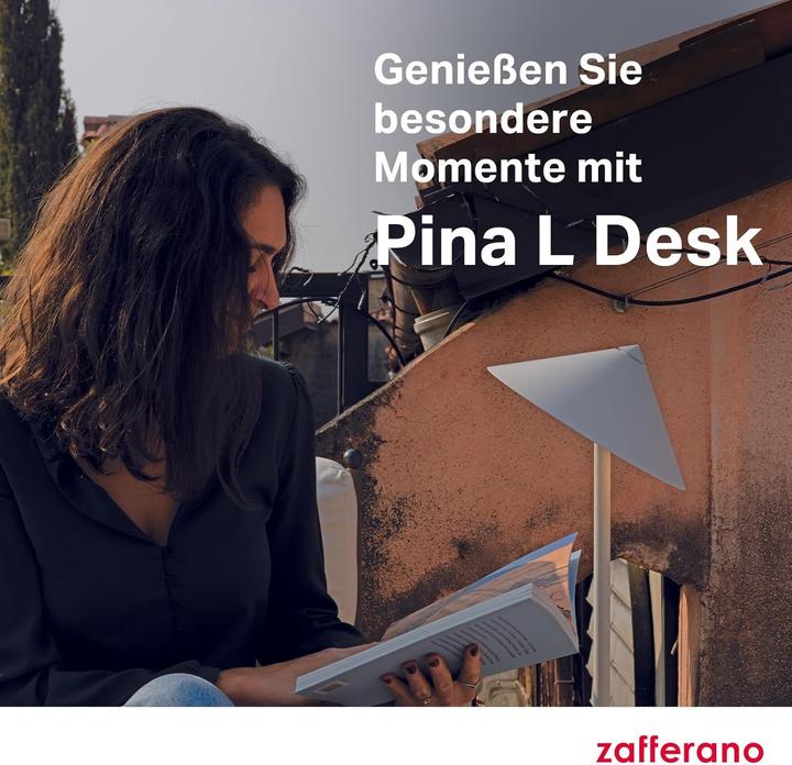 Image du produit Zafferano Draagbare Tafellamp mit Touch Control, dimmbar, drehbarer Kopf, aussen geeignet