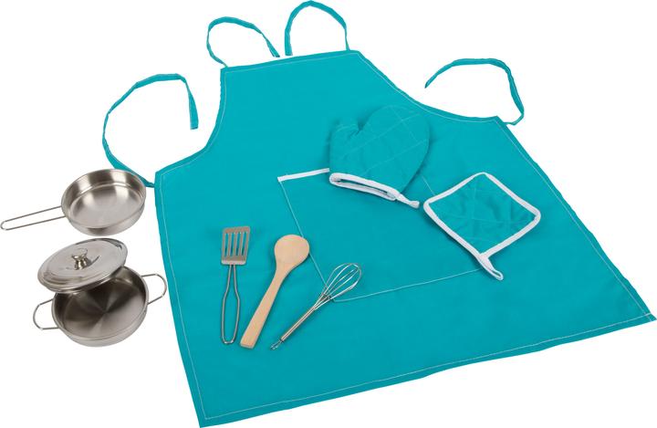 small foot Cooking set with apron
