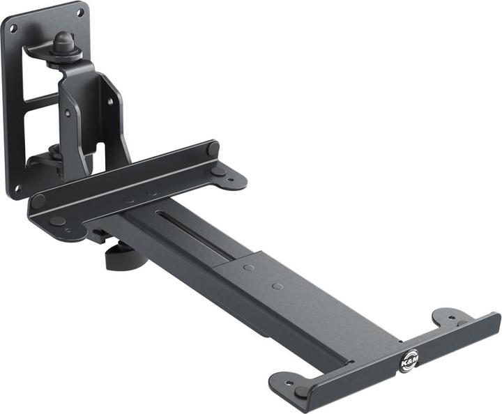Actual product image Konig & Meyer 24167 Speaker-wall-mount-L-black (1 pcs., Wall installation, Rotatable, Tiltable)