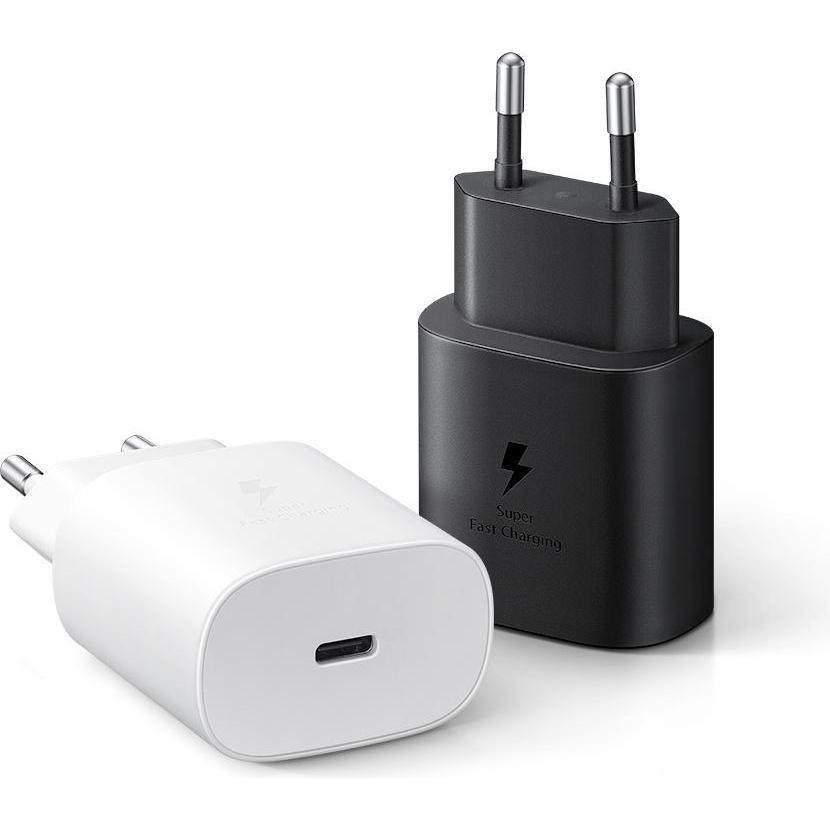 Thumbnail - Samsung Schnellladegerät TA800N (ohne Kabel) (25 W), USB Ladegerät, Schwarz