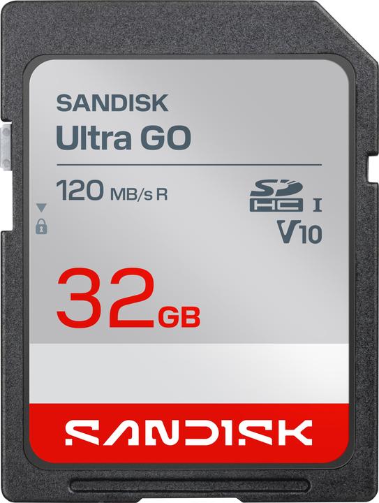 Produktbild SANDISK Ultra SD UHS-I 32GB SD 120MB/s (32 GB, SDHC, U3, UHS-I)