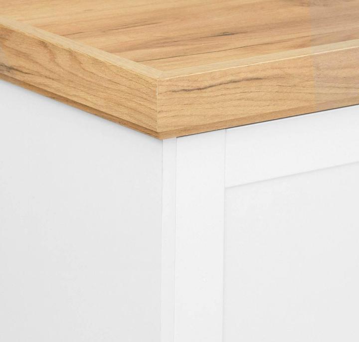 Produktbild Homestyle4u Kommode Sideboard (134.60 x 41.80 x 82 cm)