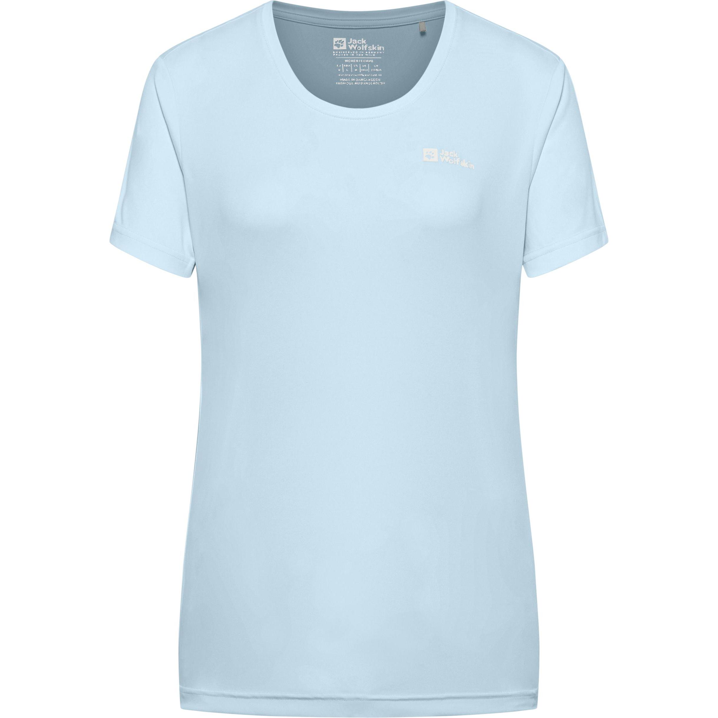 Jack Wolfskin, Damen, Sportshirt, Tech T W (L), Blau, L