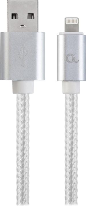Actual product image Gembird CableXpert Micro USB Cable with Metal Connectors 1.8 m CCB-mUSB2B-AMLM-6-S (1.80 m, USB 2.0)
