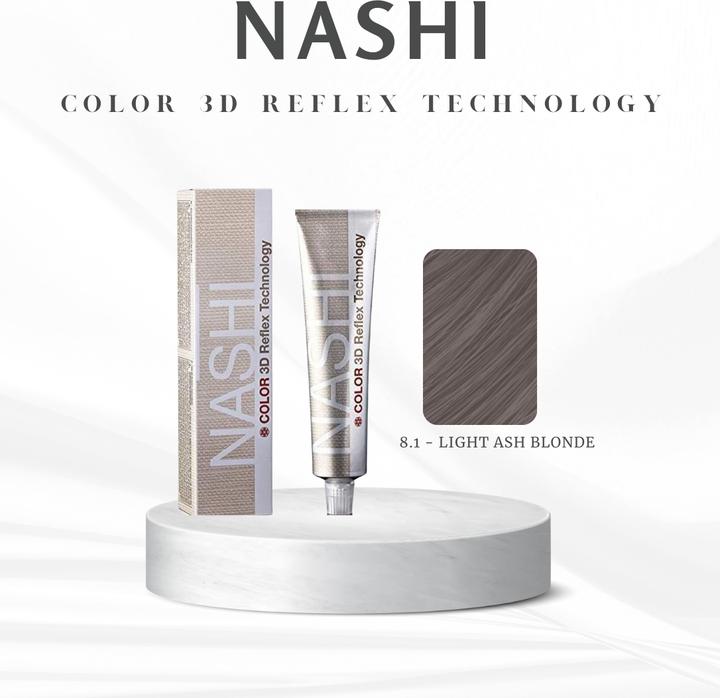 Produktbild Nashi Color 3D Reflex Technology Haarfarbe (Hellblond aschfahl)