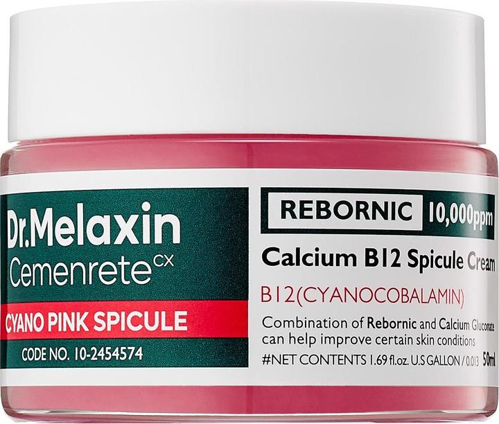 Image du produit Dr.Melaxin Cemenrete Cyano Pink Spicule Cream with Calcium and Vitamin B12 for Under Eyes (Crème pour les yeux, 50 ml, Journée)