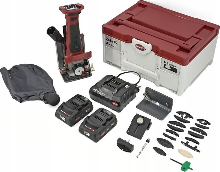 Produktbild Lamello Zeta P2 Akku Nutfräsmaschine, DP, Set, im Systainer, inkl Akkus, Lader Stecker Typ C Euro