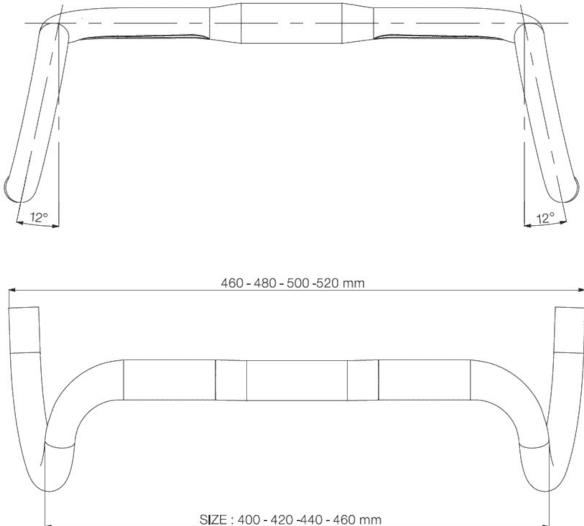 Actual product image Deda Elementi Gravel100 RHM (31.80 mm)
