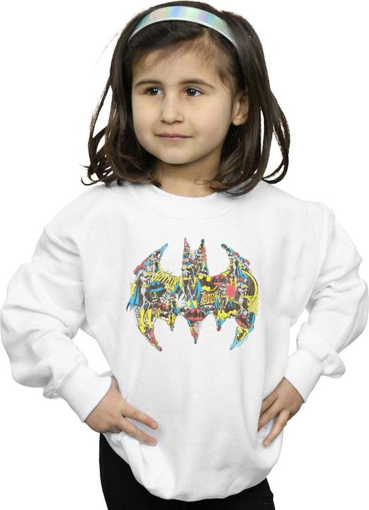Immagine prodotto Batman Batgirl Logo Collage Felpa Ragazze (128)