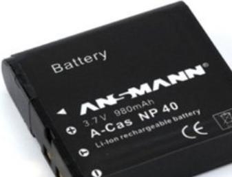 Image du produit Ansmann Batterie Casio NP-40 (Batterie de l'appareil photo)
