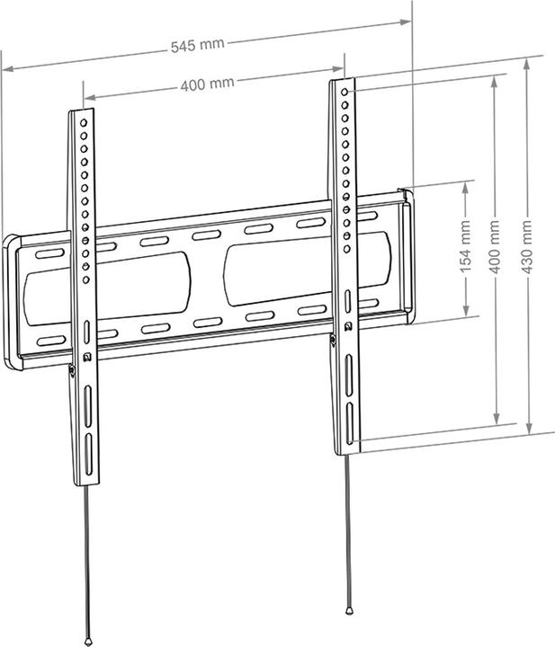 Produktbild Hagor BL Fixed 400 81,3 cm (32" ) (Wand, 46", 40 kg)