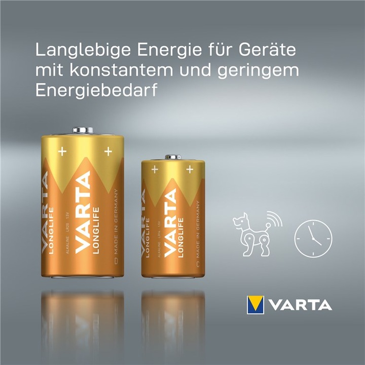 Produktbild Varta Longlife (2 Stk., C, 7600 mAh)