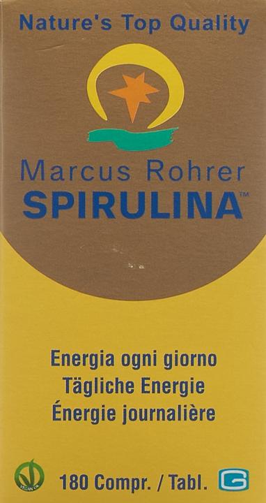 Actual product image Marcus Rohrer Spirulina Spirulina (new) Tabl (180 Piece, Pills, 205 g)