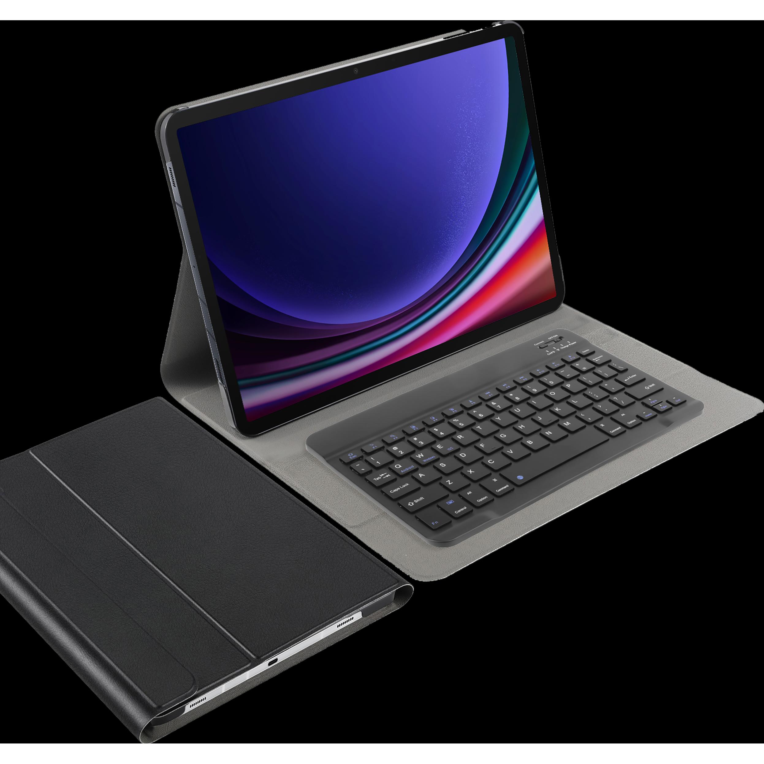 Thumbnail - Cazy Tastatur Hülle Kompatibel mit Samsung Galaxy Tab S9+ / S9 FE+ - Schutz Etui mit magnetisch (Eng. Int., Galaxy Tab S...