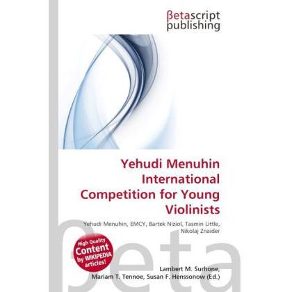 Yehudi Menuhin International Competition for Young Violinists, Fachbücher