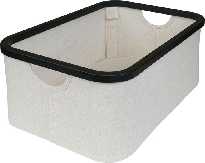 Quax Storage basket for changing table, large, white (45 x 30 cm)