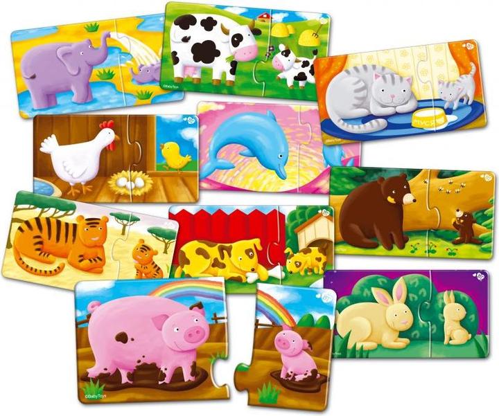 Image du produit Activity Board SET Double Puzzle Fun Counting & Double Puzzle Fun Colours & Double Puzzle - Whose Baby?